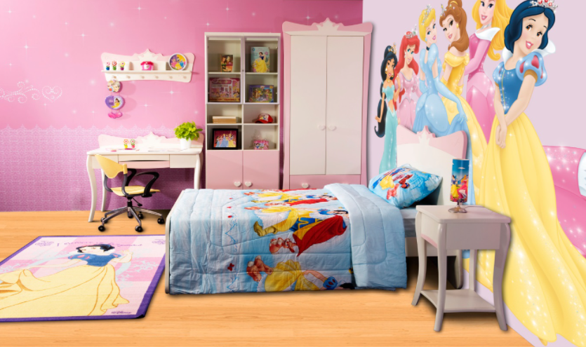 Kamar Tidur Anak Perempuan Tema Princess