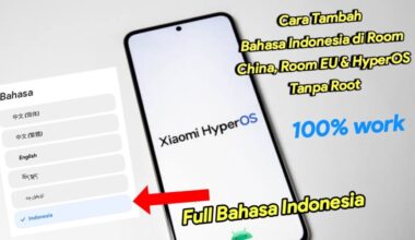 Cara Menambah Bahasa Indonesia Di MIUI China Tanpa Roo