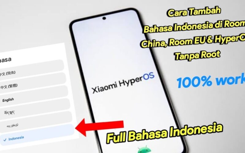 Cara Menambah Bahasa Indonesia Di MIUI China Tanpa Roo