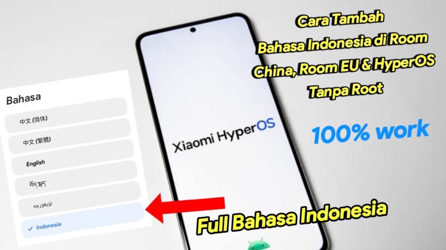 Cara Menambah Bahasa Indonesia Di MIUI China Tanpa Roo