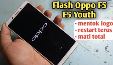 Cara Flash Oppo F5