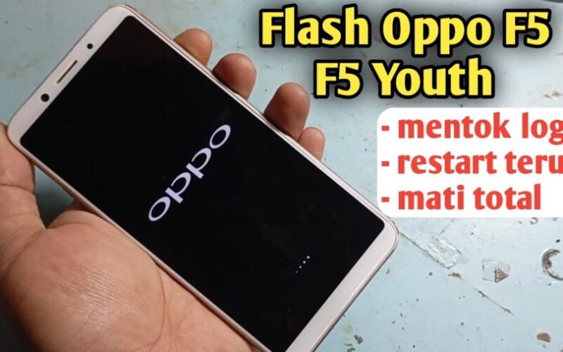 Cara Flash Oppo F5