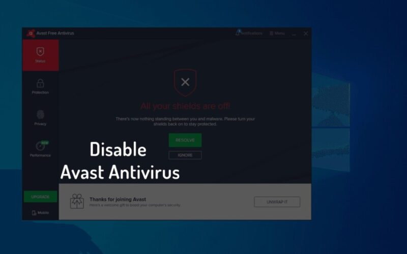 Cara Mematikan Antivirus Avast