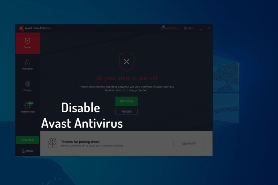 Cara Mematikan Antivirus Avast