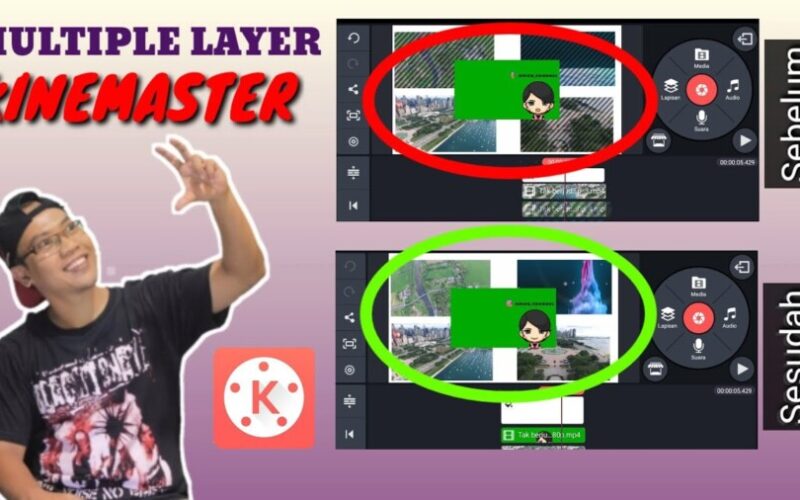 Cara Menambah Layer Video Di Kinemaster