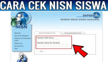 Cara Mencari Data NISN