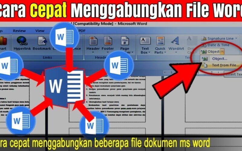 Cara Menggabungkan File Word