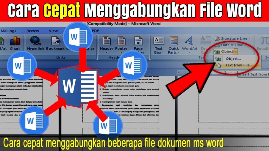 Cara Menggabungkan File Word