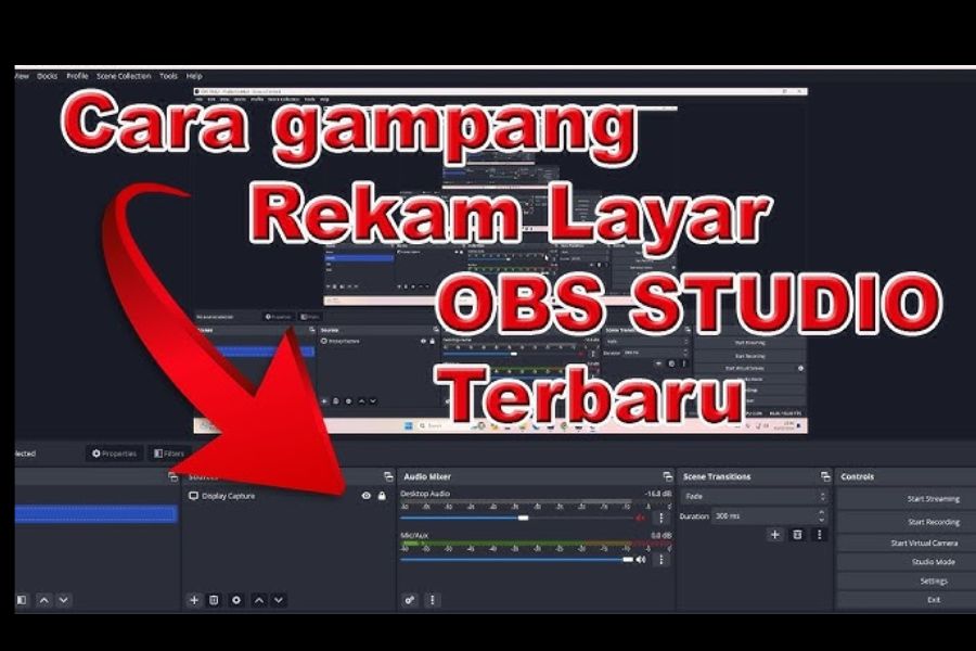 Cara Menggunakan OBS