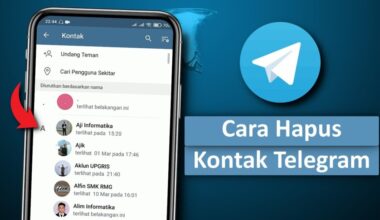 Cara Menghapus Kontak di Telegram