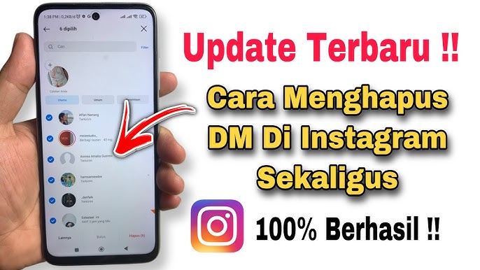 Cara Menghapus Pesan di IG