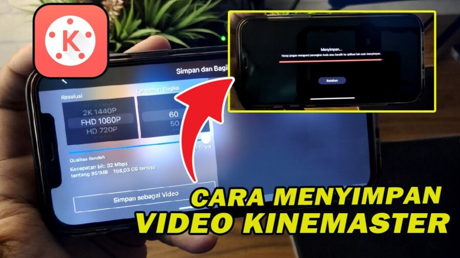 Cara Menyimpan Video Di Kinemaster