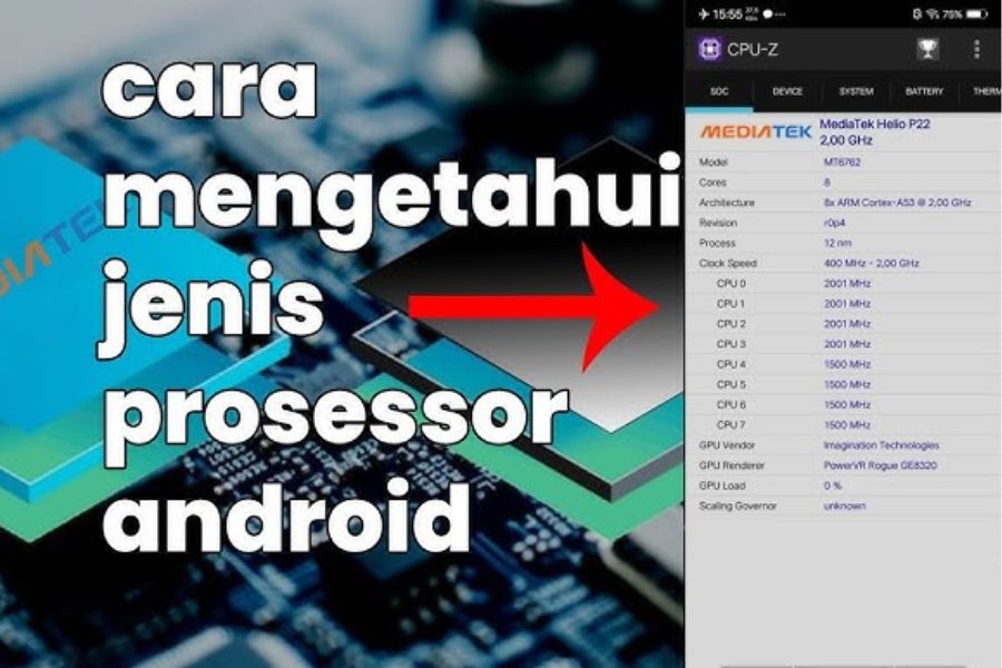 Cara Mudah Mengetahui Jenis Prosesor untuk Semua Android