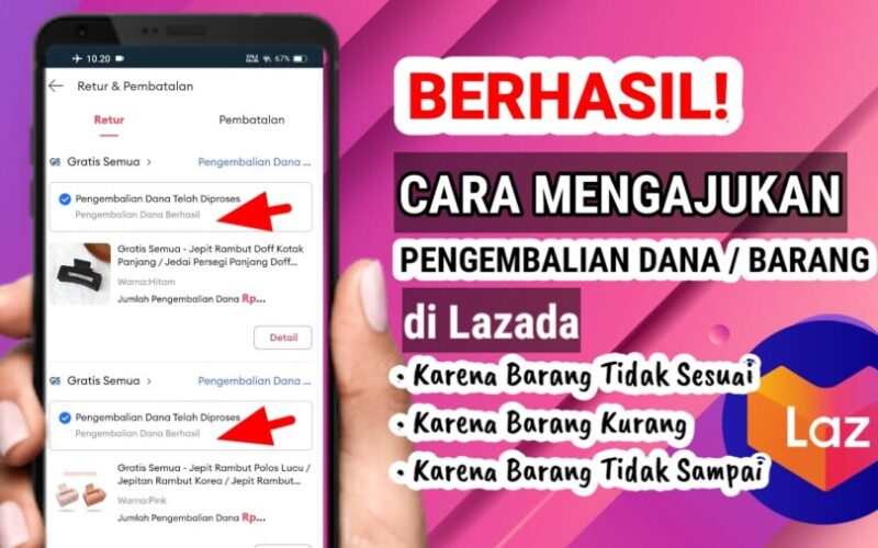 Cara Pengembalian Dana di Lazada