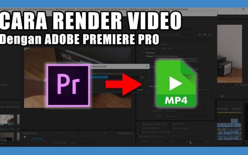 Cara Render Adobe Premiere