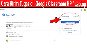 Cara Mengirim tugas di Google Classroom