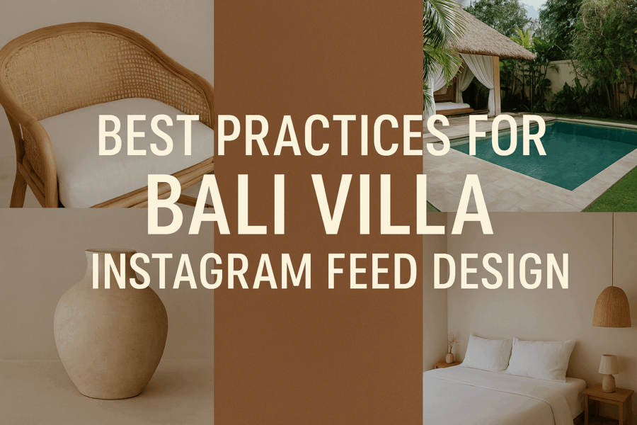 Best Practices for Bali Villa Instagram Feed Design
